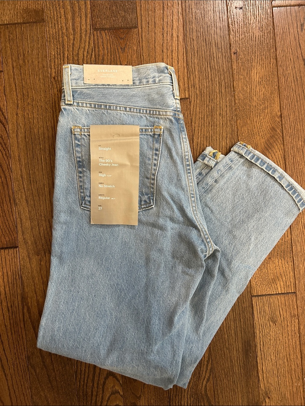 Everlane cheeky straight jeans- Size 27